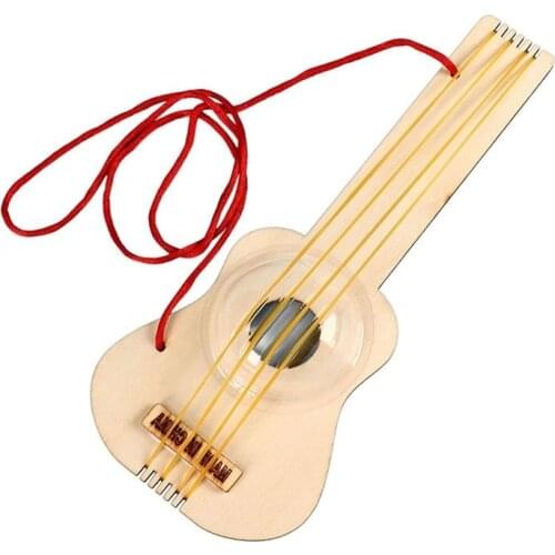 DIY Guitar Kits Creative Small Production Craft Experiment Materials Kit Guitar Toys For Children Kids Boy Girl Birthday Gift