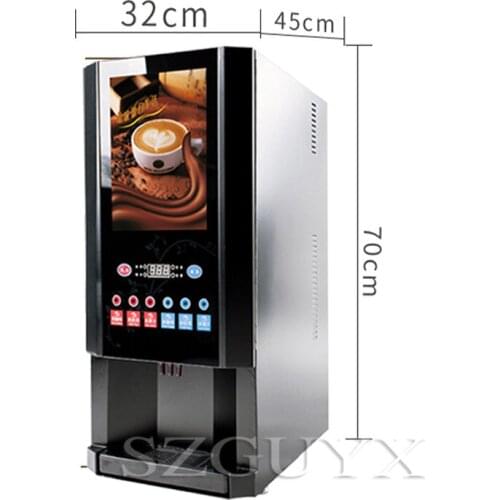 Commercial automatic instant coffee machine beverage machine hot and cold instant coffee milk tea machine hot drinks machine