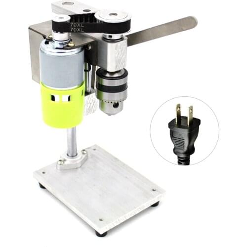 Mini Drill Press for Bench Drilling Machine Variable Speed Drilling Chuck 1.5-10mm For DIY Wood Metal Electric Tools Bench Drill