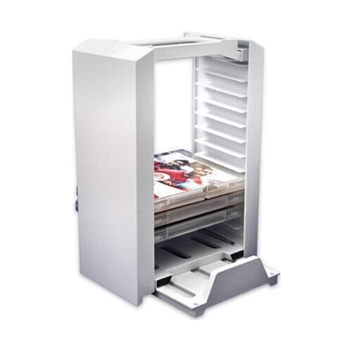 OSTENT Multifunctional Game Disk Storage Tower Organizer Stand Dock Station for Sony PS4/Slim/Pro