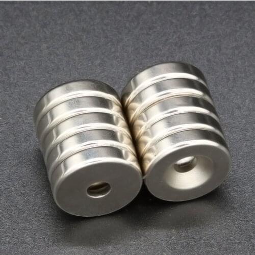 2/5/10/15Pcs 20x5-5 Neodymium Magnet 20mm x 5mm Hole 5mm NdFeB N35 Round Super Powerful Strong Permanent Magnetic imanes Disc