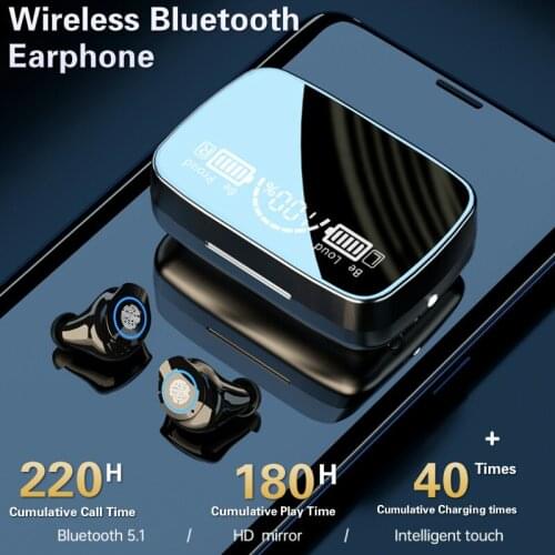 Newest Wireless Bluetooth 5.0 Earphone TWS Headphone HIFI Mini In-ear Sport Running Headset Support iOS/Android Phones HD Call