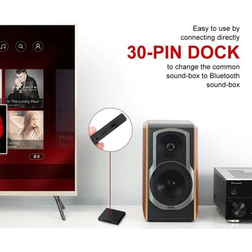 New Bluetooth V2.0 Audio Receiver Transmitter Music Receiver Adapter For iPod For iPhone 30 Pin Dock Docking Station Speaker