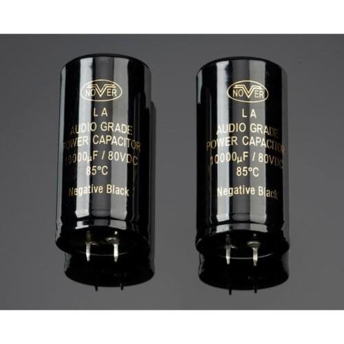 One Pair 10000uF 80V 35mmX70mm Audio Electrolytic Power Capacitor