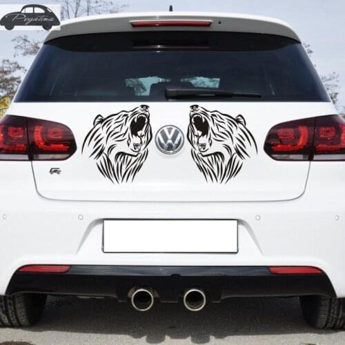 Hunt Bear Decal Hunting Club Sticker Hollow Sticker Hunter Car Window Vinyl Decal Funny Poster Motorcycle