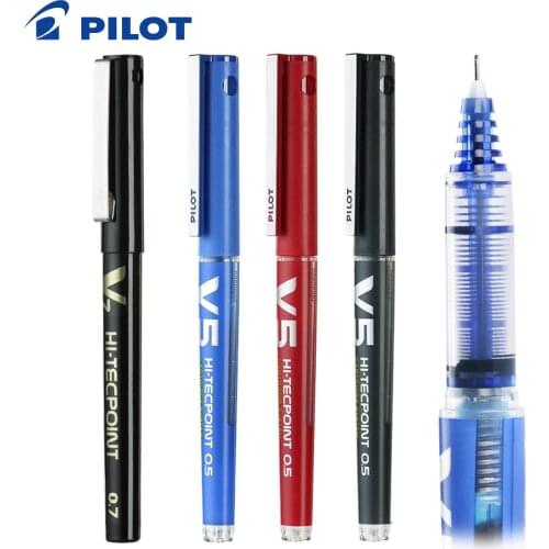 PILOT Gel Pen BXC-V5/V7 Straight Liquid Signature Pen 0.5/0.7mm V5 Upgraded Version of Water-based Pen with Changeable Ink Tank