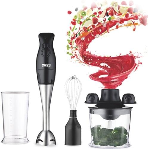 Stainless Steel Immersion Hand Stick Blender Mixer Vegetable Meat Grinder 500ml Chopper Whisk 700ml Smoothie Cup Food Blender