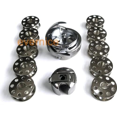 Rotary Hook+Bobbin Case+Bobbins For Juki Consew Brother Singer Single Needle