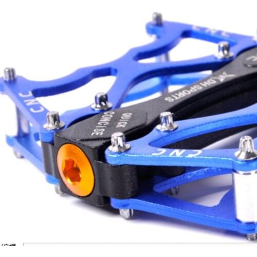 Colorful Bike Bicycle Pedals 9/16 Cycling Equipments Platform Pedals Cycling Pedals Four Pcs Sealed Bearing Bicycle Pedals