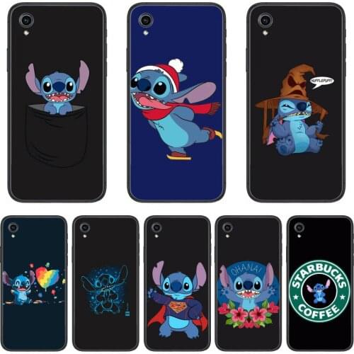 Stitch Style Phone Cases cover For VIVO X50 30 Y97 91 93 85 83 81 79 73 V 17 15 9 S7 U3X black Covers