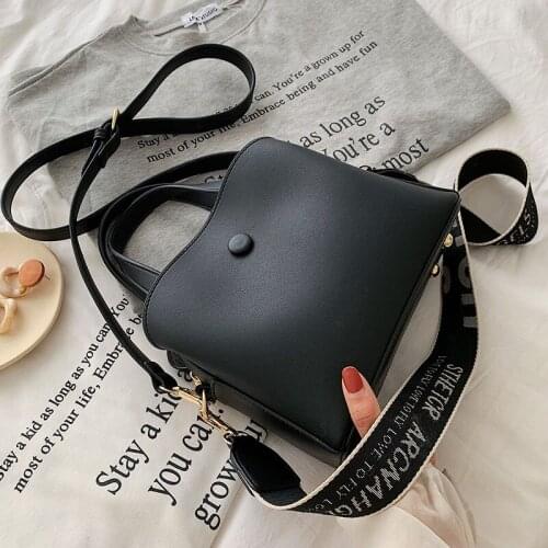 SWDF Small PU Leather Crossbody Bags For Women 2021 Contrast Color Shoulder Messenger Bag Lady Design Letter Belt Tote Handbags