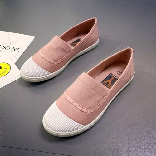 New women flats loafers canvas casual fashion shoes slip on fabric Fisherman Lazy soft summer girls female fashion lady shoes