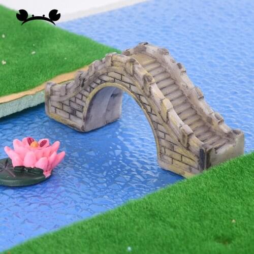 Dollhouse Vintage Arch Bridge Miniature Accessorieses Garden Bonsai Decoration Mini Toy Craft Ornaments Micro Decor DIY Toys
