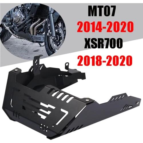 Motorcycle Engine Chassis Guard Protection Cover Base Shield Skid Plate Protector For YAMAHA MT07 MT-07 2014-2020 Accessories