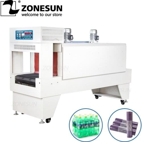 ZONESUN ZS-BSP6040 Automatic Heat Shrinking Wrapping Machine Book Bottle Wine Mobile phone Box POF PVC Film Packaging