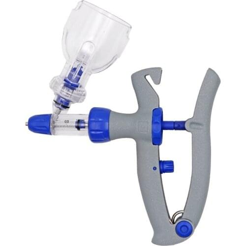 1ml 2ml 5ml Syringe Veterinary Continuous Injector Vaccine Injection Poultry Adjustable Automatic For Chicken Duck Pig Cow Sheep