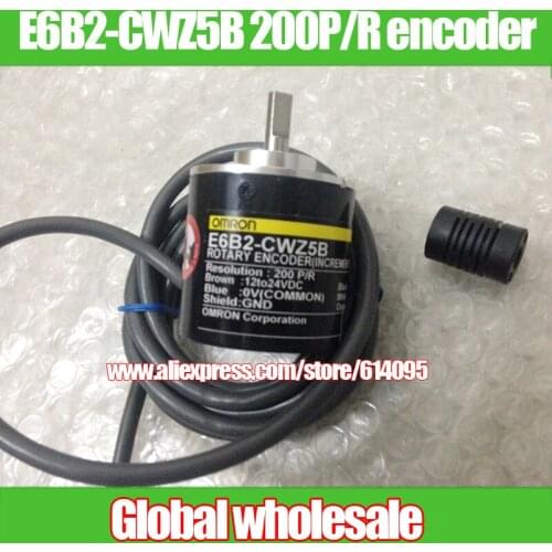 1pcs E6B2-CWZ5B 200P/R encoder for Omron / incremental rotary encoder / ABZ 3-phase encoder