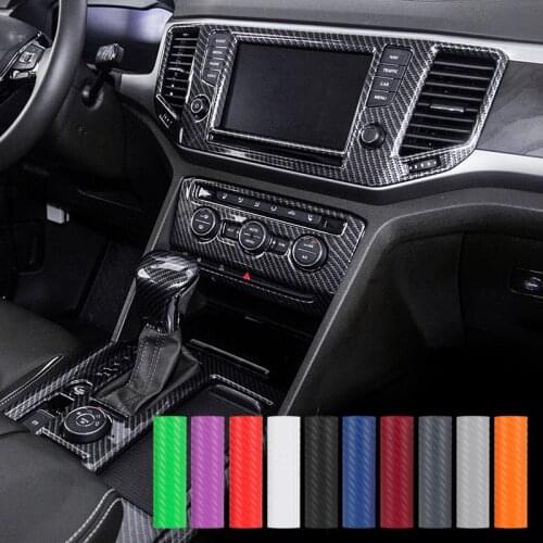 127cmx10cm 3D Carbon Fiber Vinyl Car Wrap Sheet Roll Film Sticker Decal 10 Color Car Styling Motorcycle Car Stickers DIY Decor