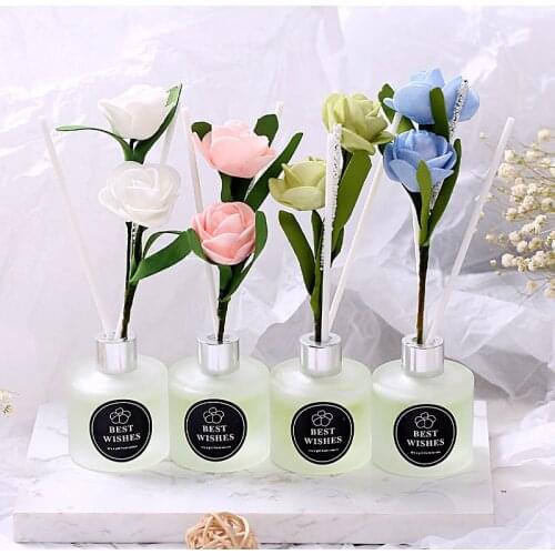 160ml No Fire Aromatherapy Essential Oil Dried Flowers Tojo Kaorika Household Bedroom Perfume Toilet Deodorant Aromatherapy