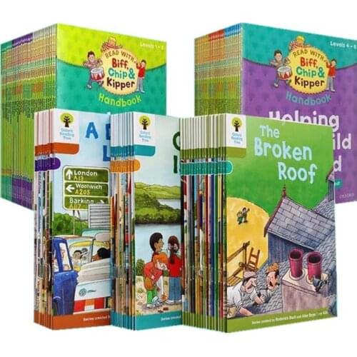 98 Books Original Oxford Reading1-3 Level English Grading Picture Book Level 4-6 Full Set Point Reading 7-9 Natural Spelling Art
