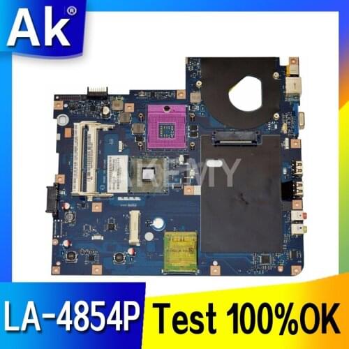 Akemy Laptop Motherboard For Acer aspire 5332 5732z MAIN BOARD MBPPB02001 NAWF3 LA-4854P GL40 DDR3 Free cpu