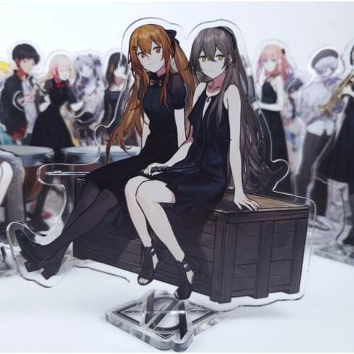 Anime Game Girls Frontline G11 HK416 UMP9 UMP45 AN94 AR15 Concert Cosplay Double Side Acrylic Stand Figure Model Plate Decor