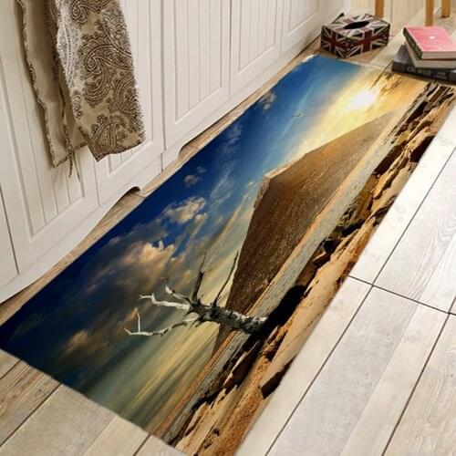 Ancient Egypt Pattern Kitchen Entrance Door Mat Anti-Slip Floor Rug Bathroom Area Hallway Free Shipping