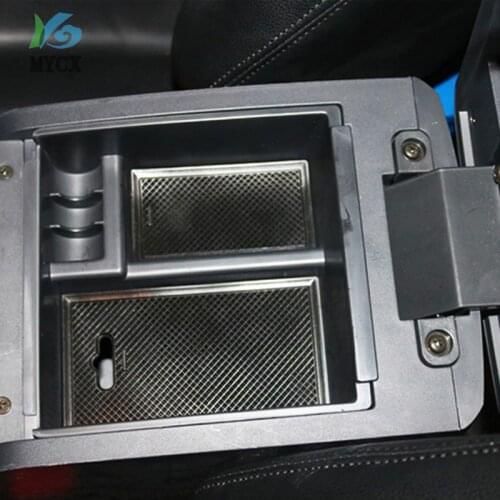 Car Styling Center Console Armrest Storage Box Organizer Tray 2012-2018 For Isuzu DMAX D Max Mu X D-Max MU-X accessories