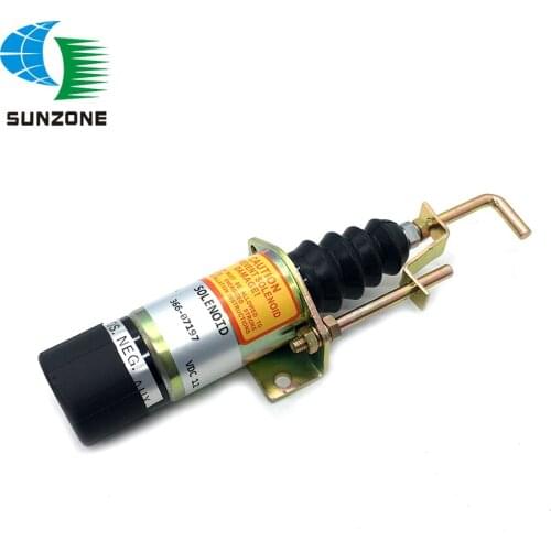 Fuel Shut Off Solenoid Valve 1502 12V Solenold For Lister Petter Diesel Engine Genset 366-07197 XS100492