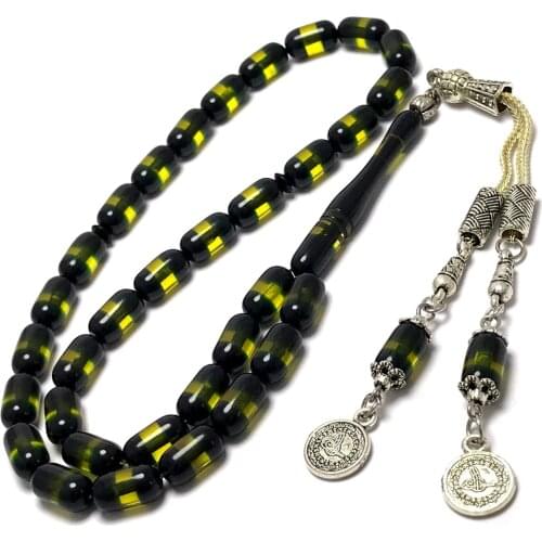 Islamic Tasbih Muslim Rosary Beads 33 Prayer Rosary For Men Bracelet For Men Accessory amber oltu amber stone Handmade Turkey