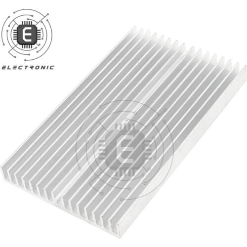 1PCS 100X60X10mm IC Heat Sink Aluminum Alloy HeatSink Cooling Pad Cooler Radiator For CPU LED Power Supply