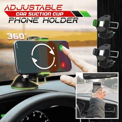 Adjustable Car Suction Cup Phone Holder Car Air Vent Phone Holder