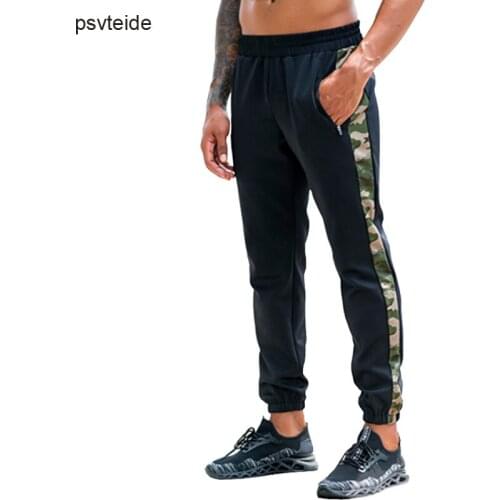 Psvteide Sports Pants Men Long Track Pants Mens Runing Trousers Loose Pants Mens Joggers With Zip Pocket Running Sweatpants Gym
