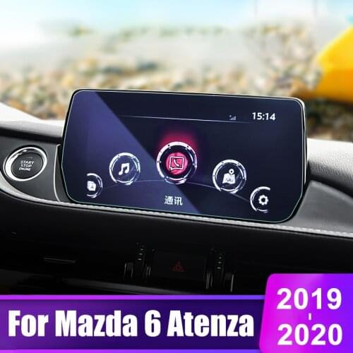 For Mazda 6 Atenza GJ GL 2019 2020 Tempered Glass Car GPS Navigation Screen Protector LCD Touch Display Film Sticker Accessories