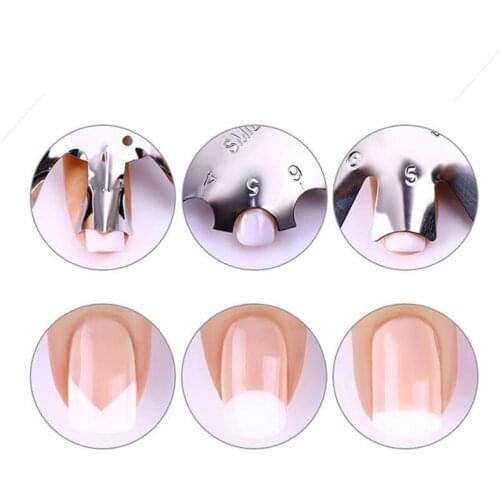 1pc Manicure Templates Easy Tips Styling Tools Gel Polish Cut DIY Accessory Equipment Nail Stamper Nail Art Kits 3 Style