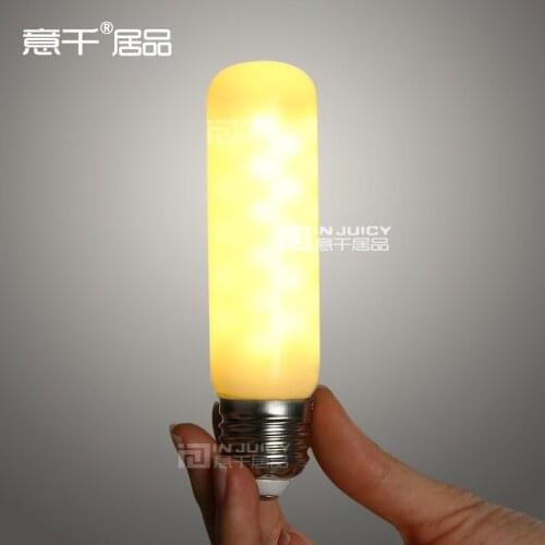 10PCS 6w Edison LED Bulb T10 Small Flute Energy Save Electricity Personality Bulb AC110-240V