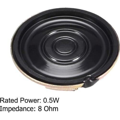 10PCS/lot 8 ohm 0.5W Horn Speaker 40MM 4CM Diameter 1/2W 8R 0.5W Small Loudspeaker Electronic Ultra-thin Speakers For Arduino