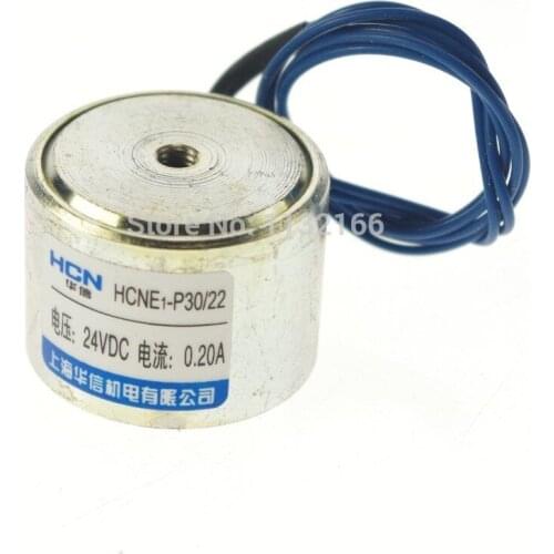 24VDC 30mm 10kg 22LB Holding Electromagnet Lift Solenoid