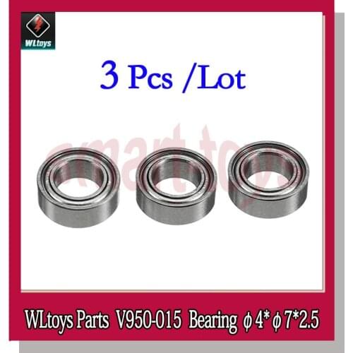 3pcs V950 Bearing V950-015 Bearings for WLtoys V950 6CH RC Helicopter Spare Parts