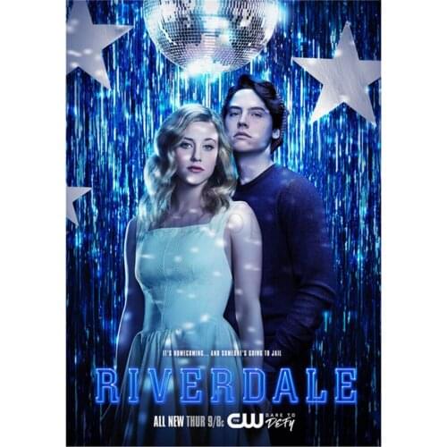 5D DIY Diamond Painting Full Square/Round Drill "TV Series Riverdale Poster" Embroidery Cross Stitch Home Decor Gift