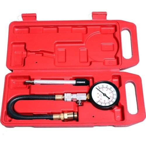 Auto Car Pressure Gauge Motorcycle Petrol Gas Engine Cylinder Compression Gauge Car Meter Test Leakage Diagnostic Tool