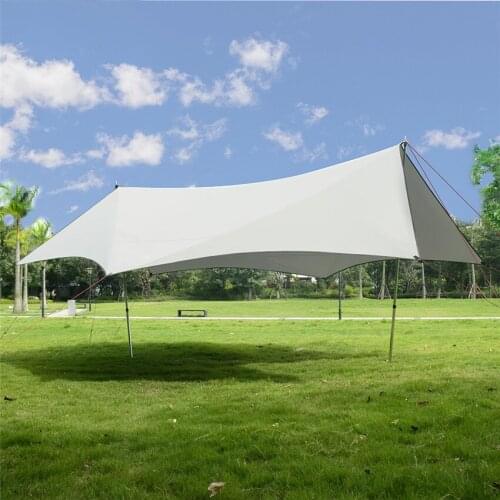 Without poles ,Large Space Outdoor Camping Shade Anti-ultraviolet Sunscreen Heat Insulation Camping Shelter Tent Canopy