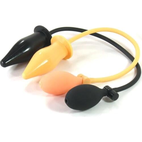 Large Inflatable Anal Dilator Fake Penis Expandable Huge Dildo Pump Butt Plug Couples Masturbation Sex Toys For Adults Product