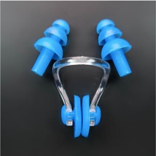 Diving nose clip earplugs set adult silicone swimming earplugs children professional ear waterproof manufacturer