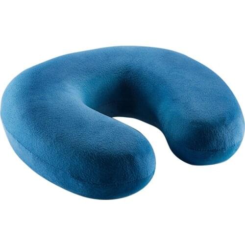 Travel Pillow Memory Sponge Neck Pillows for Airplanes Car Office Sleep Nap U Shaped Designed Comfort Necks Chin Head Support