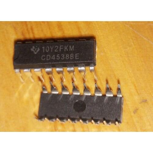 5/PCS New Cd4538 Cd4538be Dip-16 Double Precision Univibrator