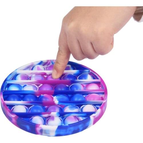 Fidget Simple Dimple Toy Funny Night Glowing Push Bubble Educational Sensory Toy Autism Special Needs Stress Relief Toy