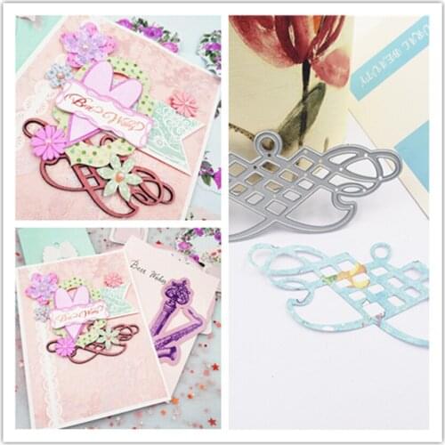 Square Pendant Metal Cutting Dies for Card making DIY Scrapbooking Album Decor Paper carft Embossing Die Cut