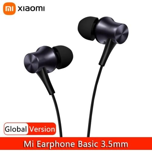 Xiaomi Mi Piston In-Ear Earphone Fresh Youth Version 3.5mm Colorful Headphones With Mic 3D Stereo Earbuds For Mobile Phone MP4