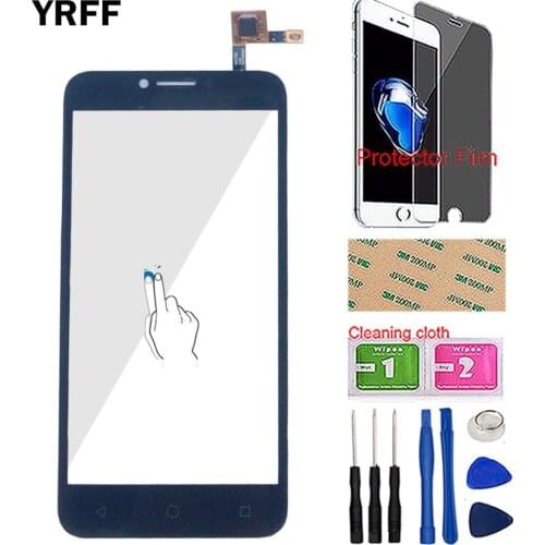 Digitizer Panel For Alcatel Tetra U50a Att 5041C Touch Screen Front Glass TouchScreen Lens Sensor Tools Wipes Protector Film